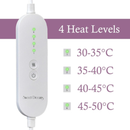 Sweet Dreams Beige Heated Cushion 50W - Size: Single - Cream - Wilko - thumbnail 4