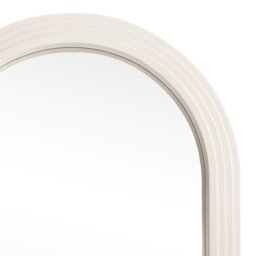 Evie Ridged Arch Lean To Mirror - Cream/90cm - The Port. Co Gallery - Wilko - thumbnail 7