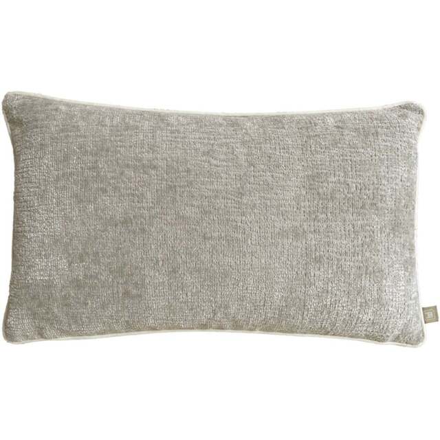 Belgravia Decor Grey Chenille Cushion 50 x 30cm - Size: 30 x 50 x 5cm - Wilko - image 1