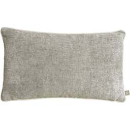 Belgravia Decor Grey Chenille Cushion 50 x 30cm - Size: 30 x 50 x 5cm - Wilko - thumbnail 1