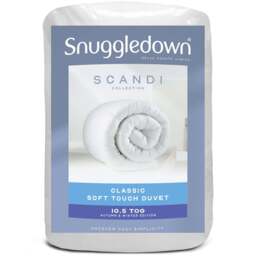 Snuggledown Double White Scandinavian Hollowfibre Duvet  10.5 Tog - Wilko - thumbnail 1