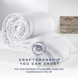 Snuggledown Double White Scandinavian Hollowfibre Duvet  10.5 Tog - Wilko - thumbnail 6