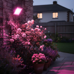 V-TAC 30W RBG and White LED Colour Changing Floodlight - Size: 16 x 18.5 x 2.9cm - Black - Wilko - thumbnail 3