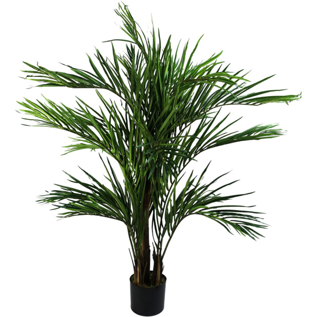Botanik Areca Palm Artificial Tree in Pot 4ft - Size: 130 x 100 x 100cm - Green - Wilko - image 1