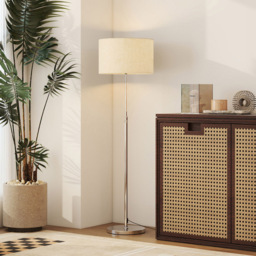 HOMCOM Dimmable Standing Floor Lamp - Size: 38 x 46 x 46cm - Silver - Wilko - thumbnail 5