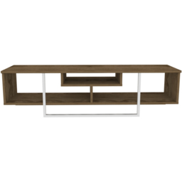 Decorotika Asal 3 Shelf Oud Oak and White Modern TV Unit - Size: 40 x 149.4 x 35.2cm - Multi - Wilko - thumbnail 7