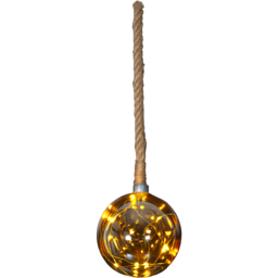 Xmas Haus LED Glass Ball Decoration - Size: 500 x 120 x 120cm - Brown - Wilko - thumbnail 3