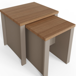 GFW Lancaster Grey Nest of Tables Set of 2 - Size: 44 x 50 x 49cm - Wilko - thumbnail 5
