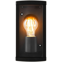 Nordlux Luchy Black Glass Panes Outdoor Wall Light - Size: 22.7 x 11 x 12cm - Wilko - thumbnail 6