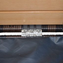 Outsunny 2 Seater Storage Bench with Brown Cushion - Size: 102 x 51 x 52cm - Wilko - thumbnail 5