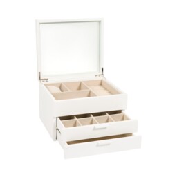 Large Jewellery Box White - Wilko - thumbnail 4