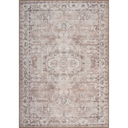 Adeline Washable Rug Neutral 230cm - Wilko