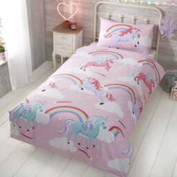 Rapport Home My Little Unicorn Single Multicolour Duvet Cover Set - Wilko - thumbnail 1