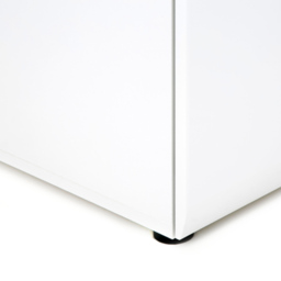 Florence Chelsea 2 Drawers White Truffle Oak Trim Bedside Table - Furniture to Go - Wilko - thumbnail 6