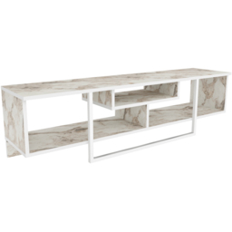 Decorotika Asal 3 Shelf Ephesus and White Modern TV Unit - Size: 40 x 149.4 x 35.2cm - Wilko - thumbnail 7