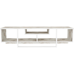 Decorotika Asal 3 Shelf Ephesus and White Modern TV Unit - Size: 40 x 149.4 x 35.2cm - Wilko - thumbnail 3