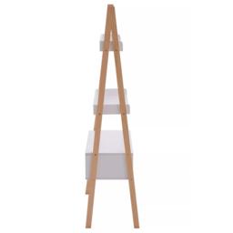 Premier Housewares Rostok 3 Shelf Single Drawer Bookshelf - Multi - Interiors by Premier - Wilko - thumbnail 4