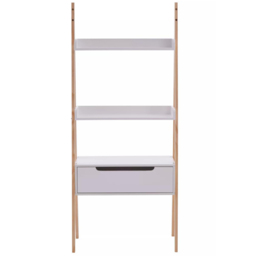 Premier Housewares Rostok 3 Shelf Single Drawer Bookshelf - Multi - Interiors by Premier - Wilko - thumbnail 3