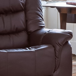 Almeira Burgundy Recliner Armchair - Size: Single - Red - Artemis Home - Wilko - thumbnail 4