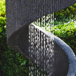 Ivyline Granite Spiral Water Feature 82 x 35cm - Size: 82 x 35 x 35cm - Grey - Wilko - thumbnail 7