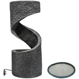 Ivyline Granite Spiral Water Feature 82 x 35cm - Size: 82 x 35 x 35cm - Grey - Wilko - thumbnail 4