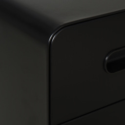 Vinsetto Black 3 Drawer File Cabinet - Size: 39 x 48 x 59cm - Wilko - thumbnail 7