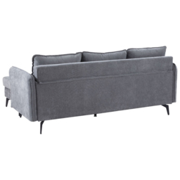 H&O Direct 3 Seater Grey Right Hand Facing Chaise Sofa - Wilko - thumbnail 6