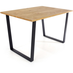Core Products Texas 4 Seater Rectangular Dining Table Waxed Pine - Brown - Wilko - thumbnail 3