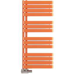 Terma Warp S Matt Orange Heated Towel Rail 2605 BTU 1110 x 500mm - Size: 111 x 50 x 11.2cm - Wilko - thumbnail 4