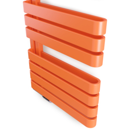 Terma Warp S Matt Orange Heated Towel Rail 2605 BTU 1110 x 500mm - Size: 111 x 50 x 11.2cm - Wilko - thumbnail 6