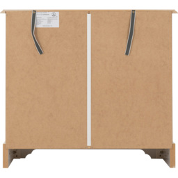 Seconique Stratford 3 Drawer White Storage Chest - Wilko - thumbnail 7