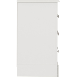 Seconique Stratford 3 Drawer White Storage Chest - Wilko - thumbnail 6