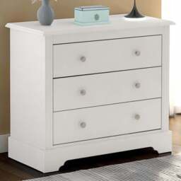 Seconique Stratford 3 Drawer White Storage Chest - Wilko - thumbnail 1