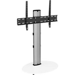 AVF Eno Silver and White Glass Pedestal TV Unit - AVF Group Ltd - Wilko - thumbnail 3