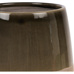 Glaze Stone Plant Pot - Wilko - thumbnail 3