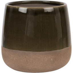 Glaze Stone Plant Pot - Wilko - thumbnail 1