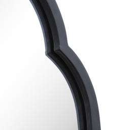 MirrorOutlet The Duplici Black Metal Double Arched Oval Wall Mirror 102 x 36cm - Size: 102 x 35.5cm - Wilko - thumbnail 7