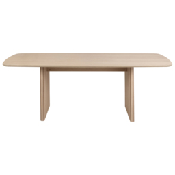 Florence Christo 6 Seater Dining Table Oak - White - Furniture To Go - Wilko - thumbnail 4
