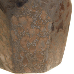 Premier Housewares Salvo Ceramic Vase Small - Size: 14 x 14 x 23cm - Brown - Wilko - thumbnail 6