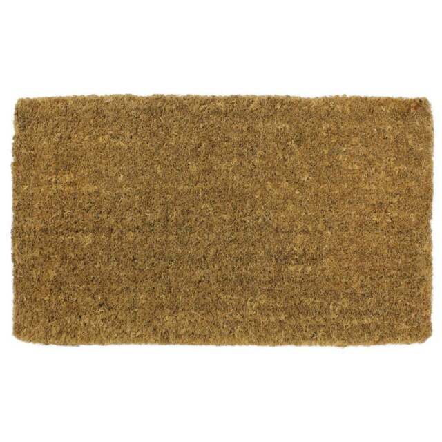 JVL Ryburn Plain Doormat 40 x 68cm - Size: 40 x 70cm - JVL Homewares - Wilko - image 1