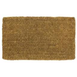 JVL Ryburn Plain Doormat 40 x 68cm - Size: 40 x 70cm - JVL Homewares - Wilko - thumbnail 1