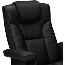Julian Bowen Malmo Black Massage and Heat Recliner Chair with Footstool - Size: Single - Wilko - thumbnail 4
