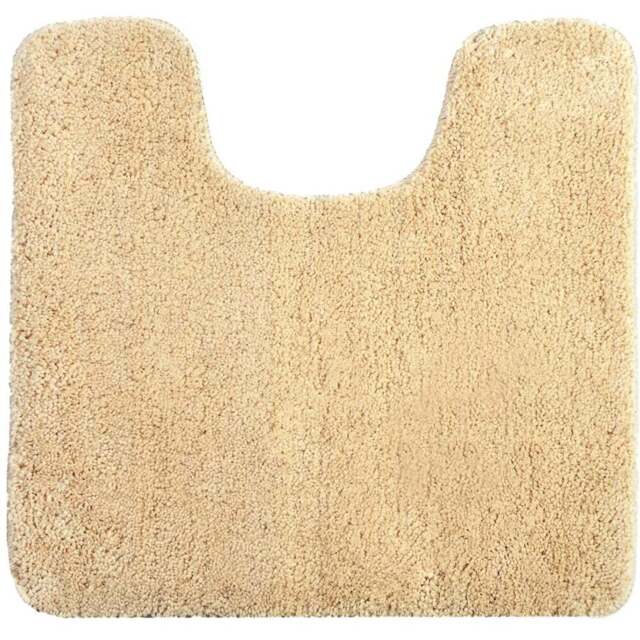 Allure Bath Fashions Stone Microfibre Luxury Non-Slip Pedestal Mat 50 x 50cm - Brown - Wilko - image 1