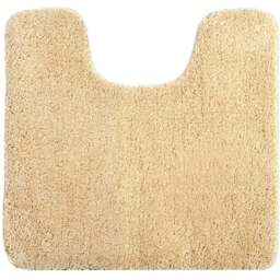 Allure Bath Fashions Stone Microfibre Luxury Non-Slip Pedestal Mat 50 x 50cm - Brown - Wilko - thumbnail 1