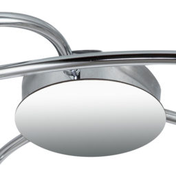 Cosylyte Mirri 3 Light Glass Beaded Shade Chrome Ceiling Light - Size: 40 x 35 x 17cm - Silver - Wilko - thumbnail 6