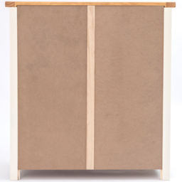Maggiori 4 Drawer Off White Chest of Drawers with Wood Knobs - Wilko - thumbnail 7
