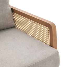 Living and Home Grey Rattan Armchair - Size: Single - Wilko - thumbnail 6
