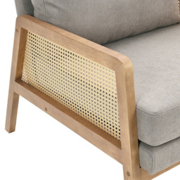 Living and Home Grey Rattan Armchair - Size: Single - Wilko - thumbnail 7