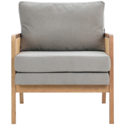 Living and Home Grey Rattan Armchair - Size: Single - Wilko - thumbnail 3