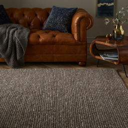 Esselle Home Delilah Taupe Mottled Wool Pebble Rug 160 x 230cm - Size: 230 x 160 x 1.9cm - Cream - Wilko - thumbnail 3